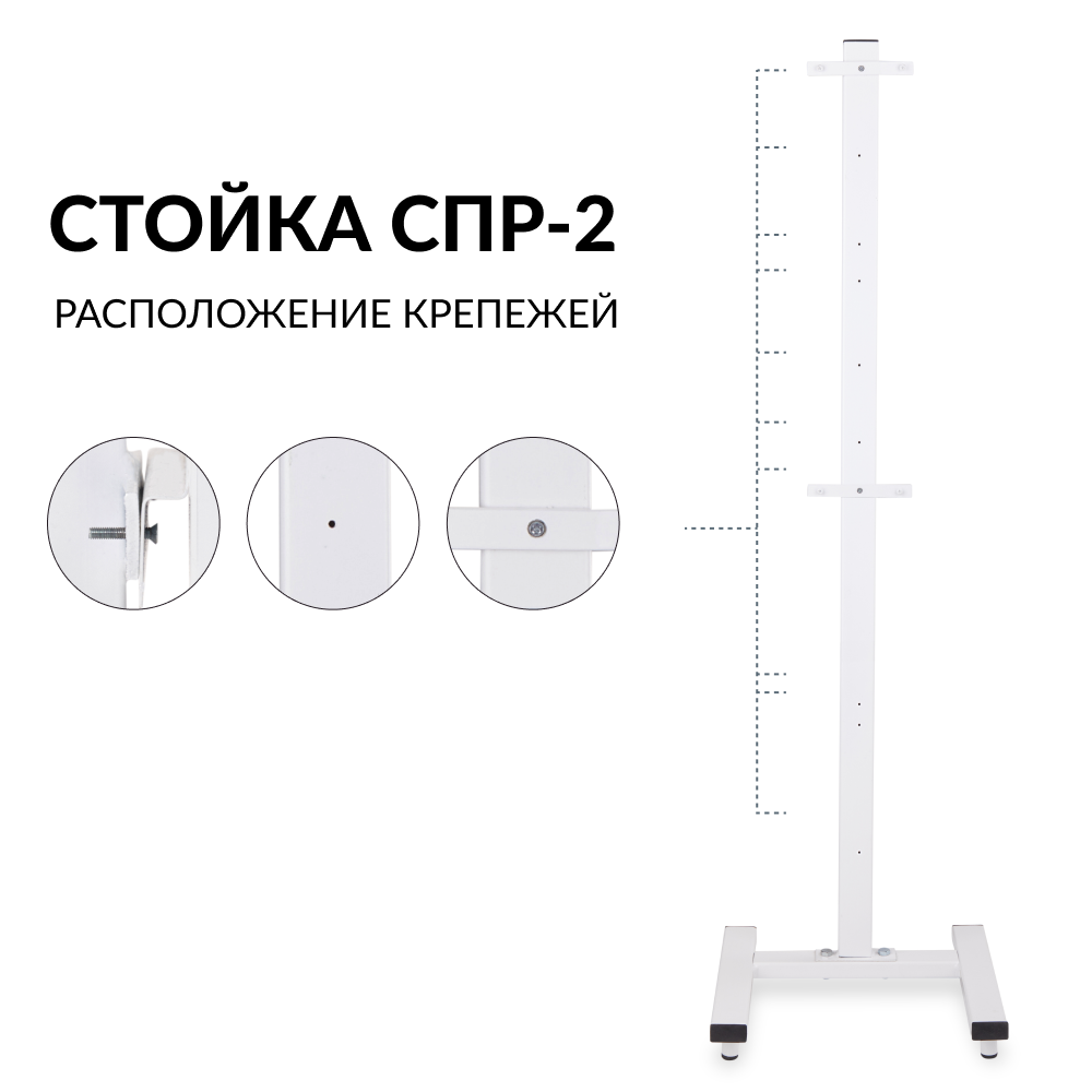 СТОЙКА ПРИБОРНАЯ СПР-2 (на 2- ламповый рециркулятор) (-)