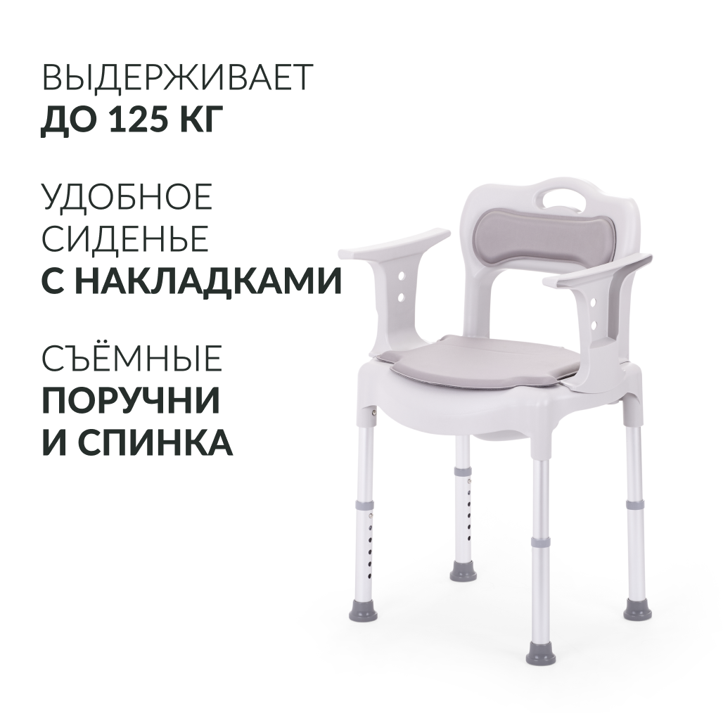 КРЕСЛО-ТУАЛЕТ 027 АРМЕД (производство РФ) (-)