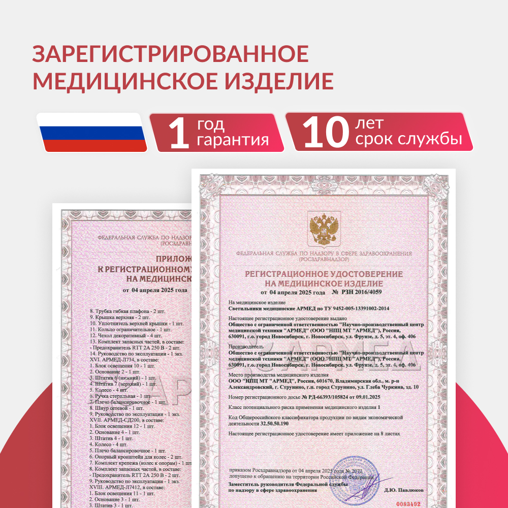 СВЕТИЛЬНИК АРМЕД-734-ЛЕД (производство Россия) (-)