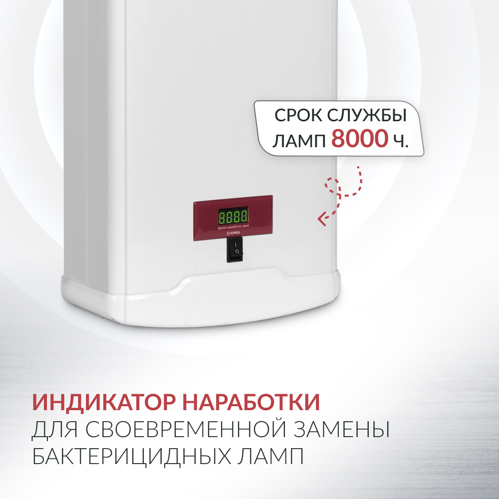 РЕЦИРКУЛЯТОР АРМЕД AirCube 315-24 CASE PLASTIC T (-)
